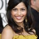 Freida Pinto of `Slumdog Millionaire` arrives at the 66th annual Golden Globe awards in Beverly Hills, California